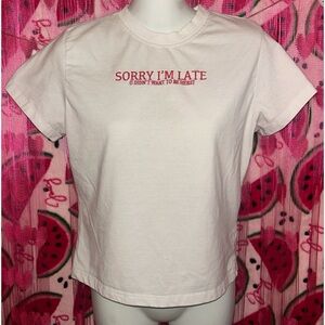 🤍 2 for $15 Graphic Crop Short Sleeve T-Shirt